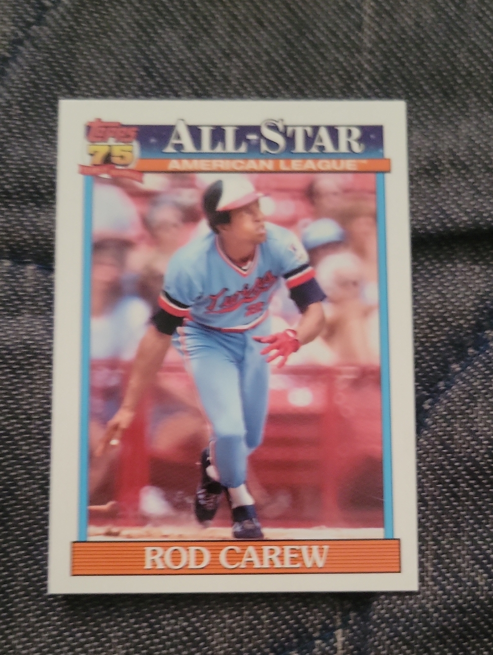 Rod Carew Basball Card